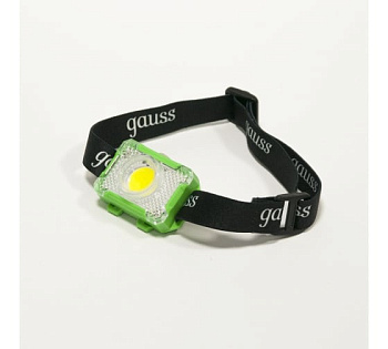 Gauss Фонарь налобный 3W 150lm 3*R03 GFL305