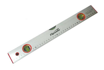 Уровень алюминиевый, 800 мм, 3 глазка, линейка. SPARTA/331265*