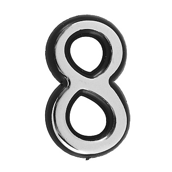 Цифра Apecs "8" хром  