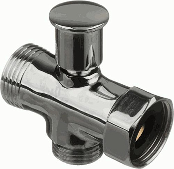 Дивертор для смесителя кнопочный латунь Melodia MKP34057C