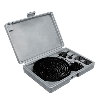 ЕРМАК Набор пил кольцевых (19-127мм), 17 предметов/649-081