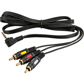 Шнур REXANT Стерео 3,5 мм 4C - 3RCA, 1,5 м 17-4412-4