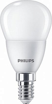 Лампа светодиодная шар 5W Е14/4000К/холодный свет/ PHILIPS***