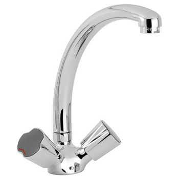 Смеситель 112 NOVA для мойки,  кран-букса резина (L210) 140-0003-09