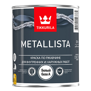 ТИККУРИЛА краска по ржавчине METALLISTA A гл 0,9л