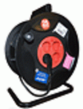 Удлинитель на катушке с/з 3/4-розетки 50м/ПВС 3*1,5/481S-3505