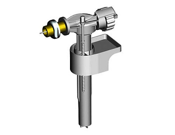 ALCAPLAST Клапан впускной , боковой подвод 1/2" , латунная резьба (Чехия)/А-160-1/2*