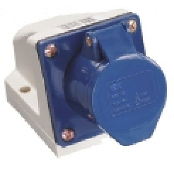 Розетка 3-х штыревая 32А 2P+РЕ IP44 наружная/Mennekes/27005***