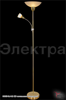  Светильник напольный 00885-5.6-02 GD Е14+Е27 60W золото
