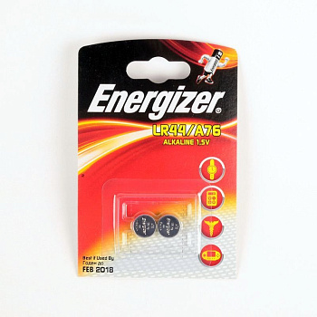 Батарейка для часов ENERGIZER  ALKALIN LR44/A76 G13