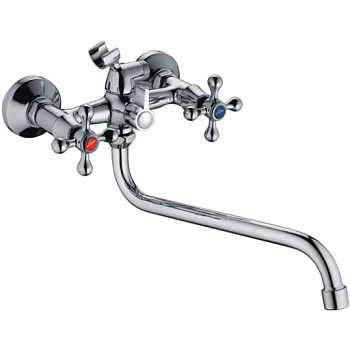 Смеситель Ledeme L2308 ванна ,керамика,дивертор в корпусе 