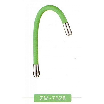 DO.KORONA излив для кухни гибкий салатовый DK-762B