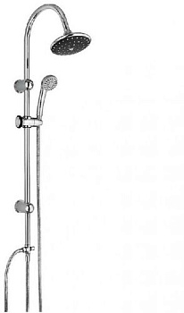 Душевая система Ledeme c кнопочным переключателем с тропическим душем L2412