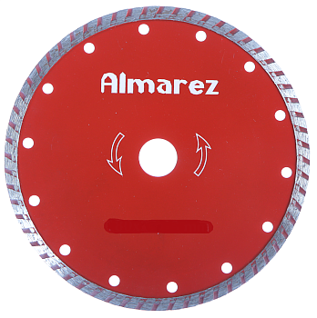 Диск алмазный  TURBO 125*22,2мм ALMAREZ/301125