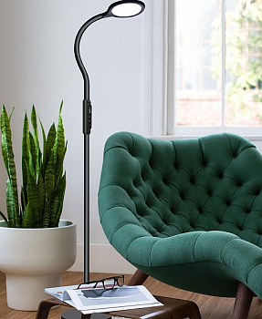 Торшер TL-510 с пультом 18Вт черный 