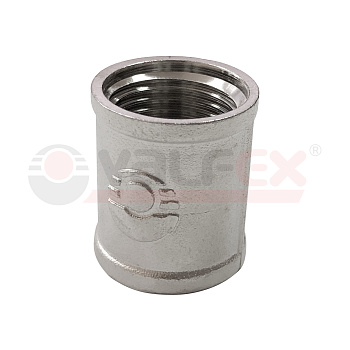 VALFEX Муфта 1" В-В никель
