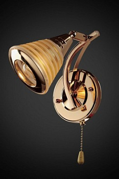 Бра универсал 3-9616-1-FG E14 золото/прозрачный