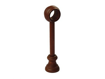 Кронштейн однорядный D28 Красное дерево