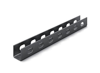 Монтаж Профиль П-образный 30*30*30*2*2000мм перфорированный, цинк