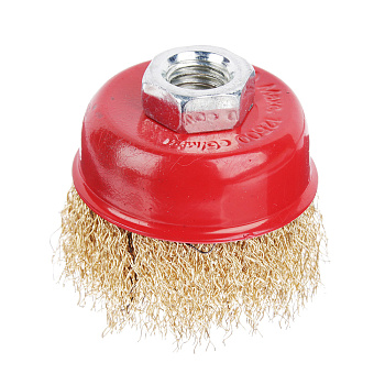 Щетка металлическая для УШМ 65мм/М14 (чашка)/2127065/74603