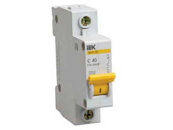 Автомат 1 полюсный 40А ИЭК/ВА47-29
