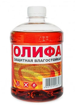 Олифа защитная влагостойкая Вершина 0,5л.
