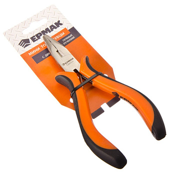 ЕРМАК Тонкогубцы Мини прямые никилированные/661-025