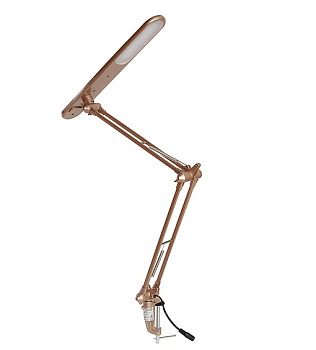 Светильник LED струбцина KD-785 5Вт/4000K/розовое золото/Camelion