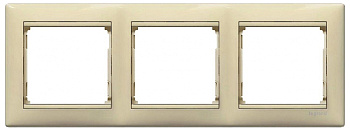 Рамка 3-ая бежевая Valena