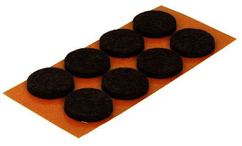 Подкладка D 35мм войлок, коричневый