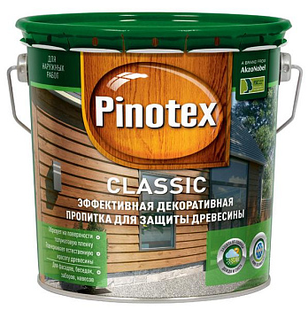 Пропитка декоротивно-защитная палисандр 2,7л Classic Pinotex
