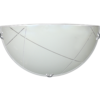 Светильник "Дюна" Контур 1/2 белый/песк/хром 1х60W E27