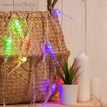 Гирлянда нить светлая  5м Сосулька тающая 20 220V 185512