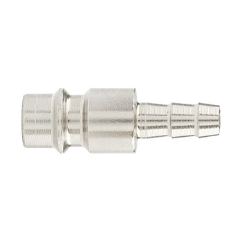 Ниппель универсальный быстросъемный ("папа"), со штуцером "ёлка" под шланг 10 мм/57069