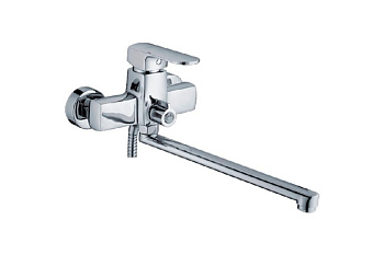 Cмеситель Ledem для ванны L2254, латунь катридж 35мм длинный излив L30F L2254