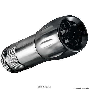 Фонарь ручной М2508-В 9 свет.алюм.3*R03 Космос