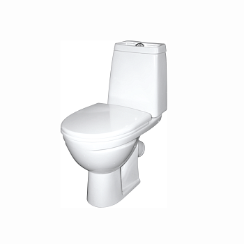 Унитаз-компакт "МАРС"Санита косой выпуск арматура Acfplast 2 режима безободковый микролифт дюропласт