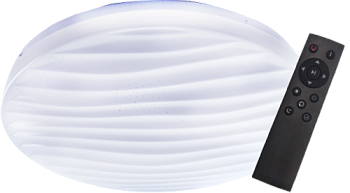 Светильник LED WAVE-W450 потолочный 96Вт/220В/7230L с пультом/General