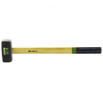 Кувалда, 5000 г, кованая головка, деревянная рукоятка// Сибтех/10932