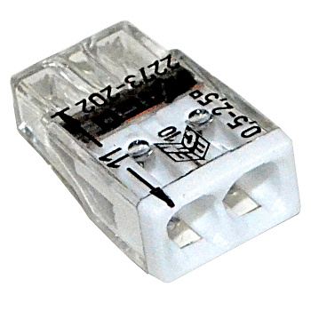 Клеммы  WAGO 2273-202 2*1.0-2.5мм (уп.100)