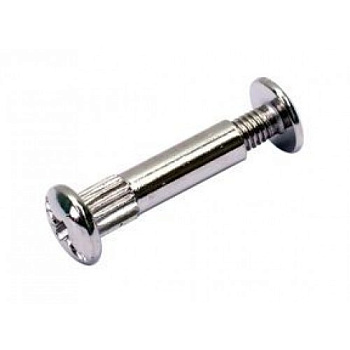 Стяжка межсекционная D8мм L-30 M6 никель, металлическая