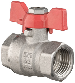 Кран шаровой ВхВ V&G Optima (ручка-бабочка) 1/2" VG-102101