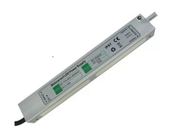 Трансформатор для LED-ленты 40Вт 12V IP67 металл