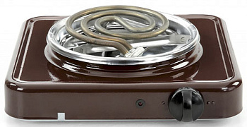 Электроплитка 1 конфорочная спираль коричневая,черная ЭПТ-1-1,0/220 "Пскова1"  1кВТ