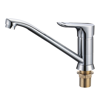 Смеситель LEDEME для кухни, латунь,керамический картридж d=35 /L4960