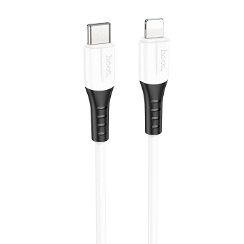 Кабель USB HOCO X82 Silicone USB - Lightning, 2.4А, 1 м, черный