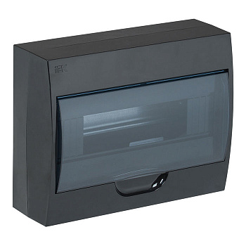 Щит пластиковыйЩРН-П  12 автоматов наружный/черный IP41/SQ0901-0904