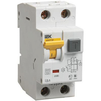 АВДТ32 Диф. автомат 2п 10А/30мА